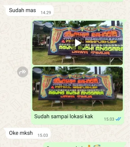 Pengiriman Papan Bunga Cluster Kota Wisata Cibubur