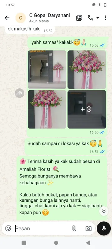 Pengiriman Karangan Bunga Cluster Kota Wisata Cibubur